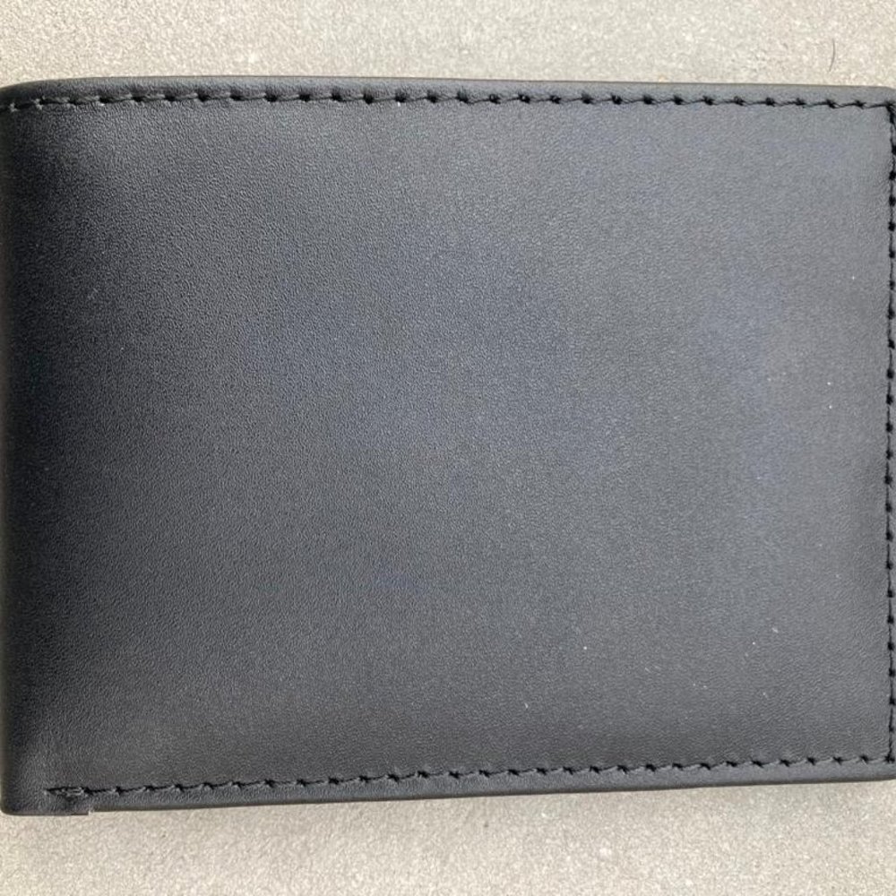 Handmade Leather Wallet Black Men Card Holder Bifold Purse Multi Card Holder - Picture 7 of 11